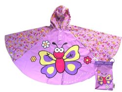 Children's Butterfly Rain Poncho